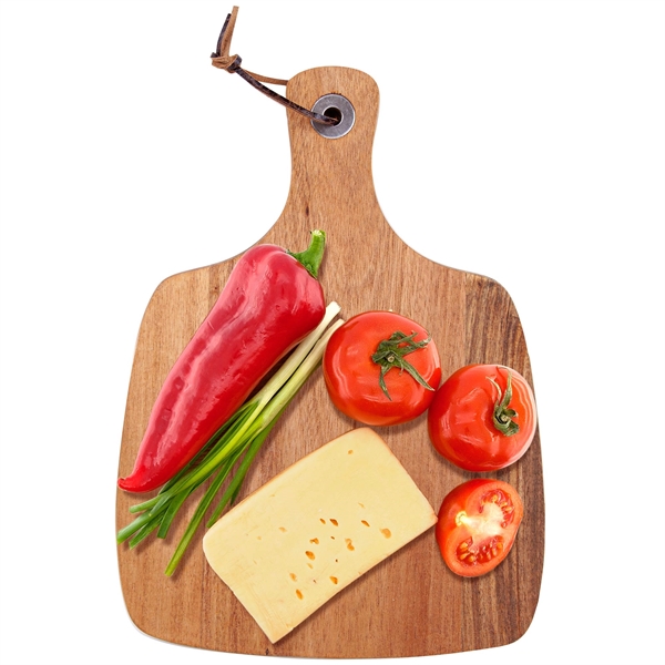 Acacia Cheese Board & Knife Set - Image 1
