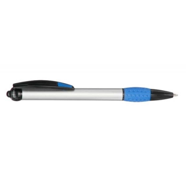 Promotional Plastic Pens w/ Colorful rubber grips Metal Pen - Image 2