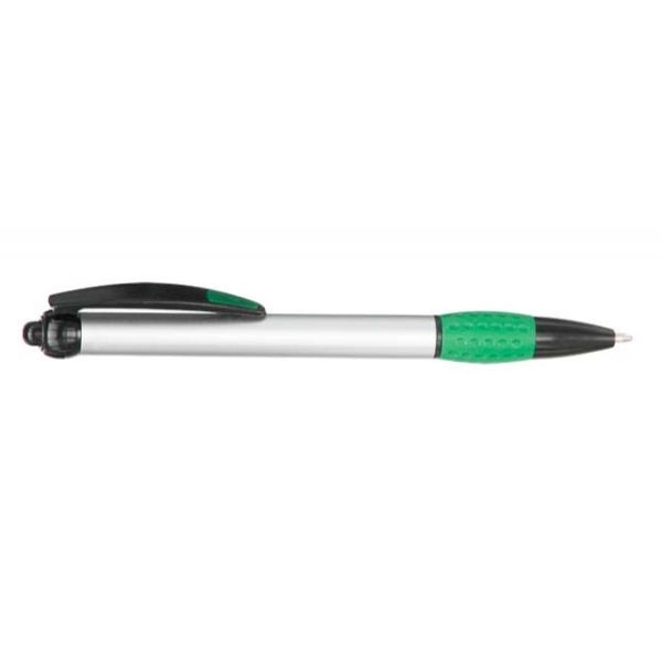 Promotional Plastic Pens w/ Colorful rubber grips Metal Pen - Image 3