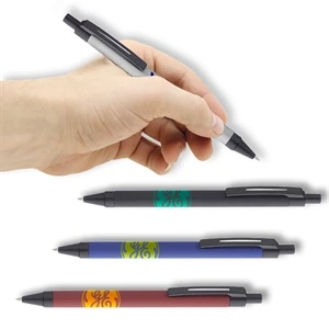 Rubber Coated Metal Pens w/ Custom Imprint Ball Point Pen