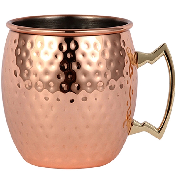 101 Oz. Copper Coated Stainless Steel Moscow Mule Mug/Cup - Image 2