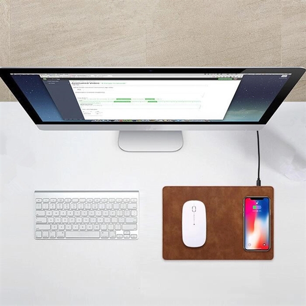 2-in-1 Wireless Charging Mouse Pad - Image 2
