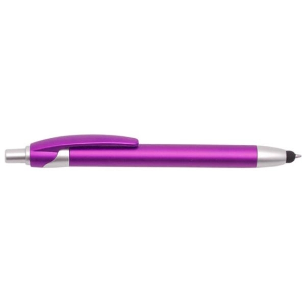 Retractable Plastic Stylus Pens w/ Custom Logo Plastic Pen - Image 4