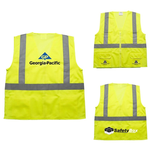 ANSI 2 Safety Vest with Pockets - Image 1