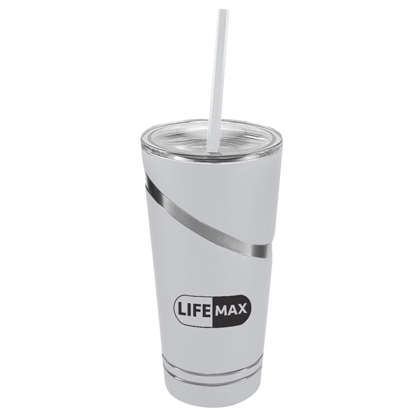 17 Oz. Incline Stainless Steel Tumbler - Image 2