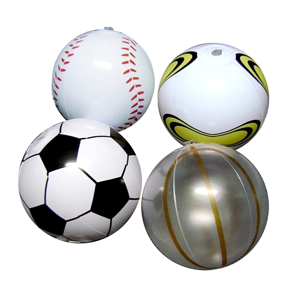 Custom Logo Plastic Inflatable Sports Ball