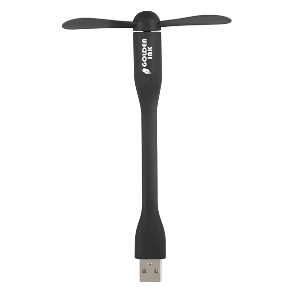USB Two Blade Mini Flexible Fan - Image 3