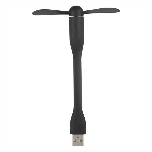 USB Two Blade Mini Flexible Fan - Image 4
