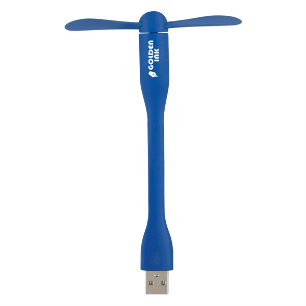 USB Two Blade Mini Flexible Fan - Image 6