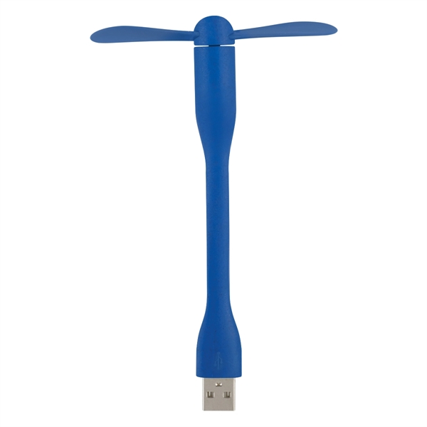 USB Two Blade Mini Flexible Fan - Image 7