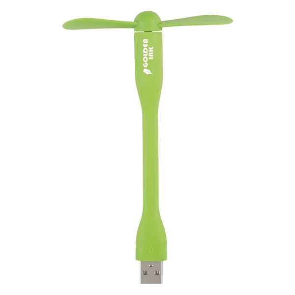 USB Two Blade Mini Flexible Fan - Image 8