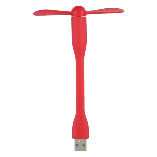 USB Two Blade Mini Flexible Fan - Image 13