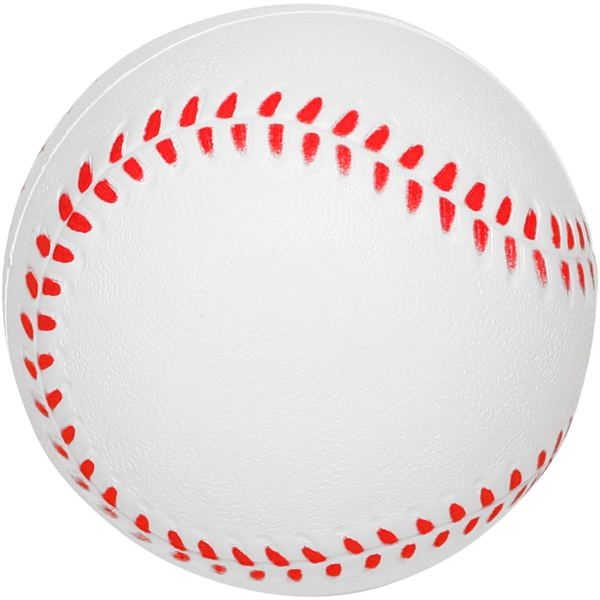 Baseball Stress Ball w/ Custom Logo PU Stress Reliever Balls - Image 2