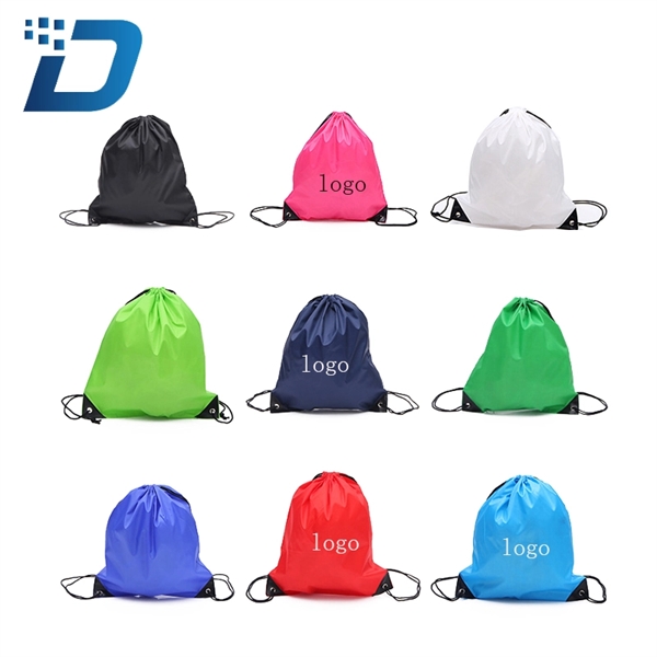 Multi-color Customizable Drawstring Backpack - Image 1