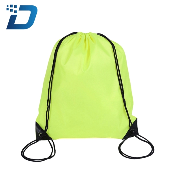 Multi-color Customizable Drawstring Backpack - Image 4