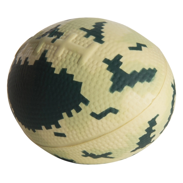 Squeezies® Camo Football Stress Reliever - Image 3