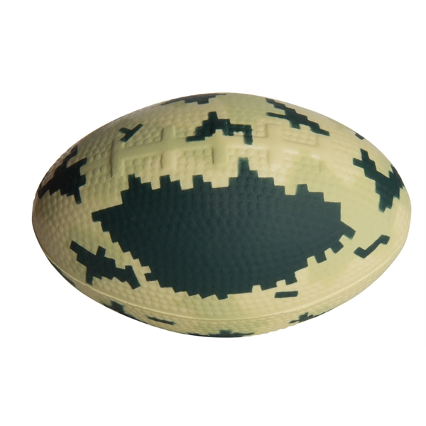 Squeezies® Camo Football Stress Reliever - Image 1
