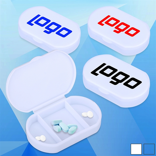 3 Compartments Pill Case/ Dispenser - Image 1