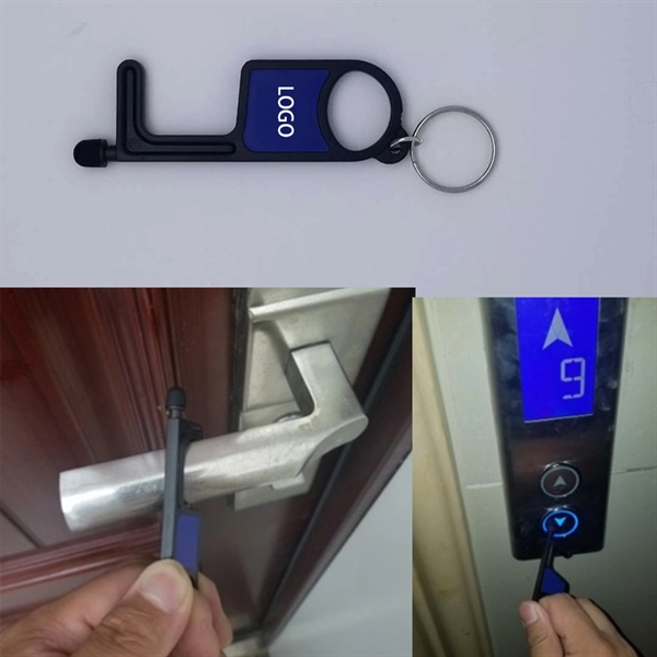 Non-Contact Plastic Door Opener Multi-Tool Key     - Image 3