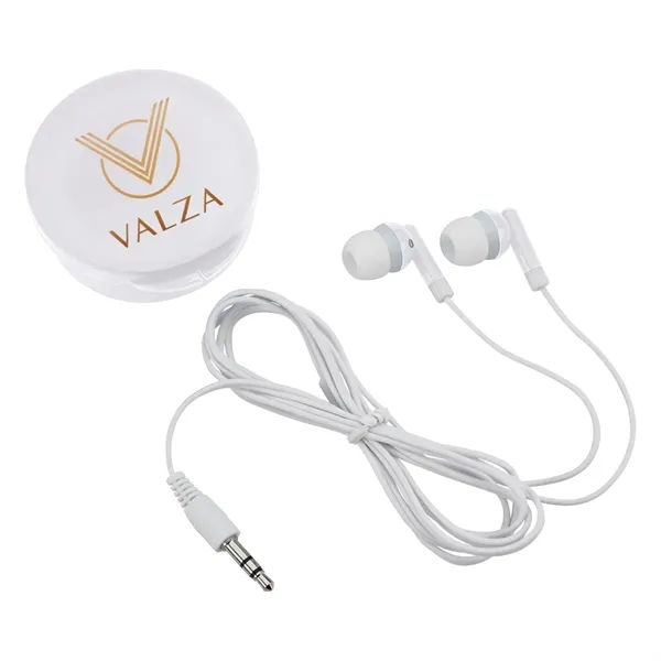 Earbuds In Round Plastic Case - Image 17