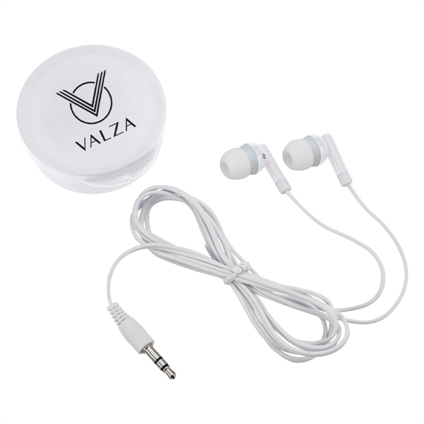 Earbuds In Round Plastic Case - Image 18
