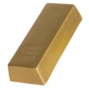 Squeezies® Gold Bar Stress Reliever