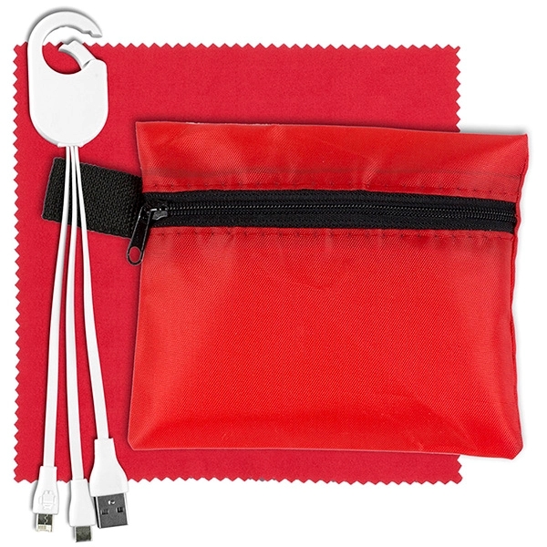 ReCharge Zip Mobile Tech Charging Cables in Zipper Pouch - Image 6