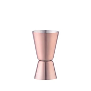 Double Sided Stainless Steel wine measuring cup    