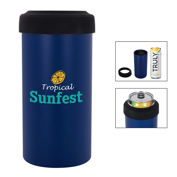 12 Oz. SLIM Stainless Steel Insulated Can Holder - Image 3