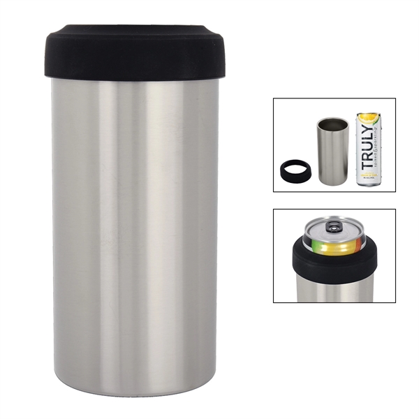 12 Oz. SLIM Stainless Steel Insulated Can Holder - Image 7