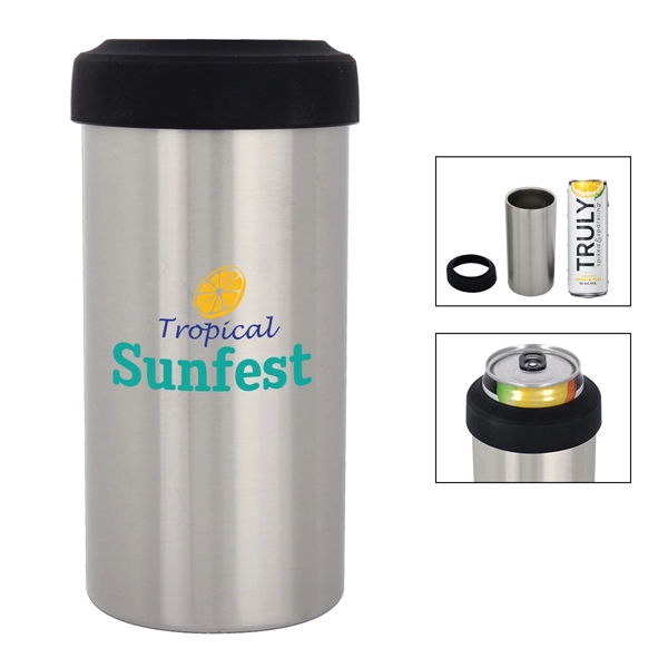 12 Oz. SLIM Stainless Steel Insulated Can Holder - Image 8