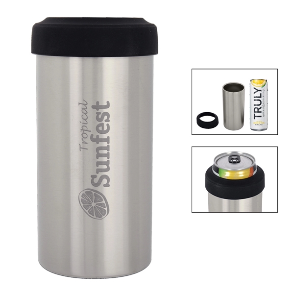 12 Oz. SLIM Stainless Steel Insulated Can Holder - Image 9