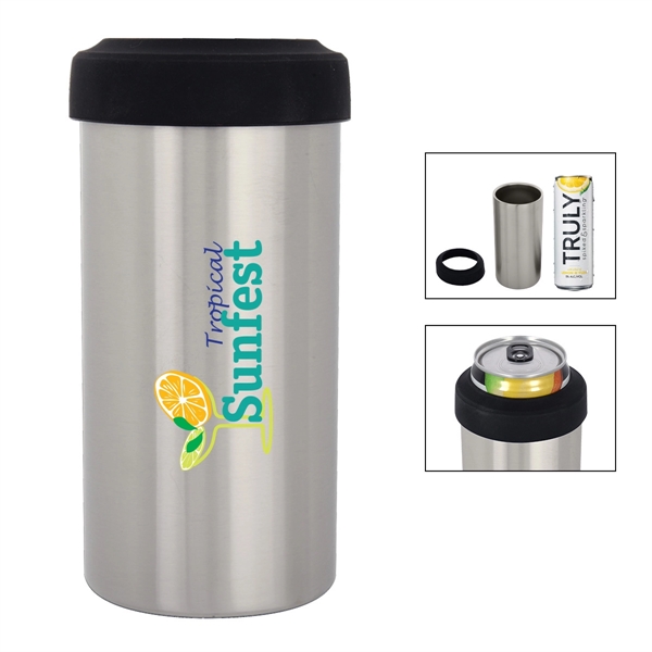 12 Oz. SLIM Stainless Steel Insulated Can Holder - Image 11