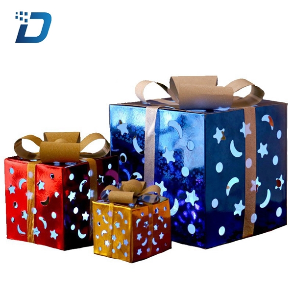 Christmas Lighted Gift Boxes - Image 2