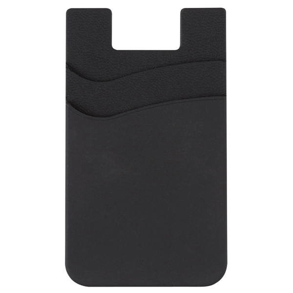 Dual Pocket Silicone Phone Wallet - Image 2