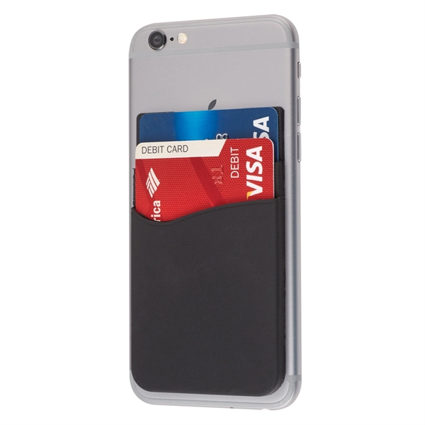 Dual Pocket Silicone Phone Wallet - Image 3