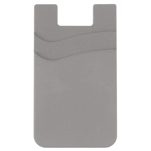 Dual Pocket Silicone Phone Wallet - Image 6