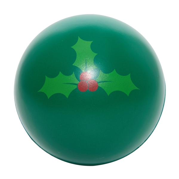 Holiday Holly Squeezies® Stress Ball - Image 1