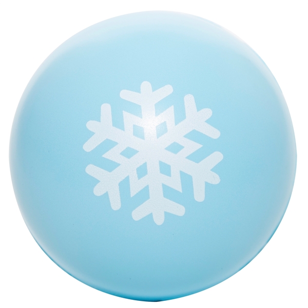 Holiday Snowflake Squeezies® Stress Ball - Image 1