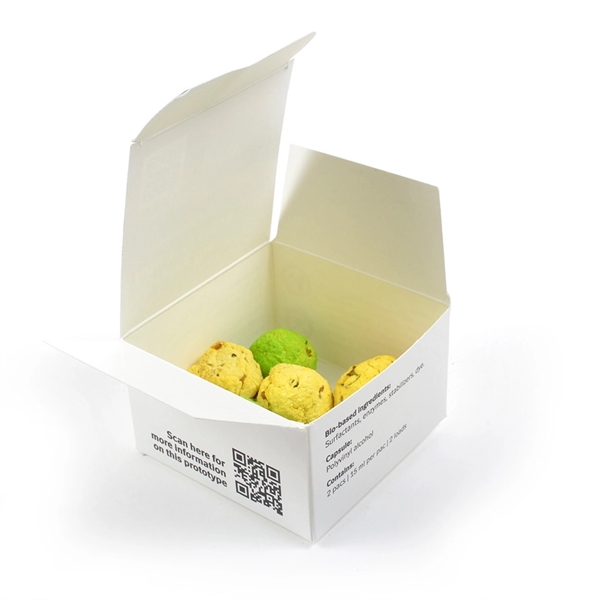 Cardstock Gift Box with 6 Seed Bombs inside; 2.75x1.65x2.67 - Image 2