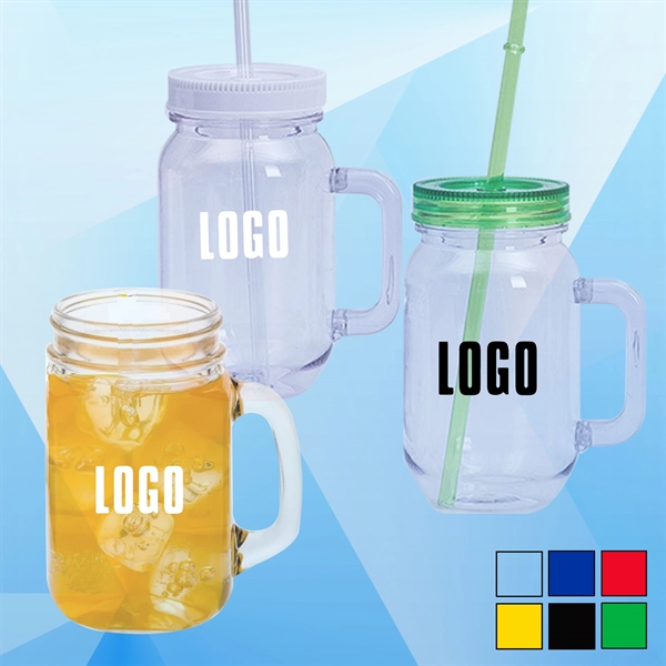 18 Oz Tumbler/Cup with Handle - Image 1