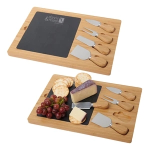 Slate Cheese Board Set
