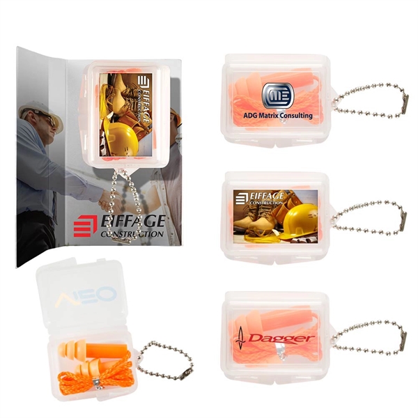 Silicone Ear plugs with String - Image 1