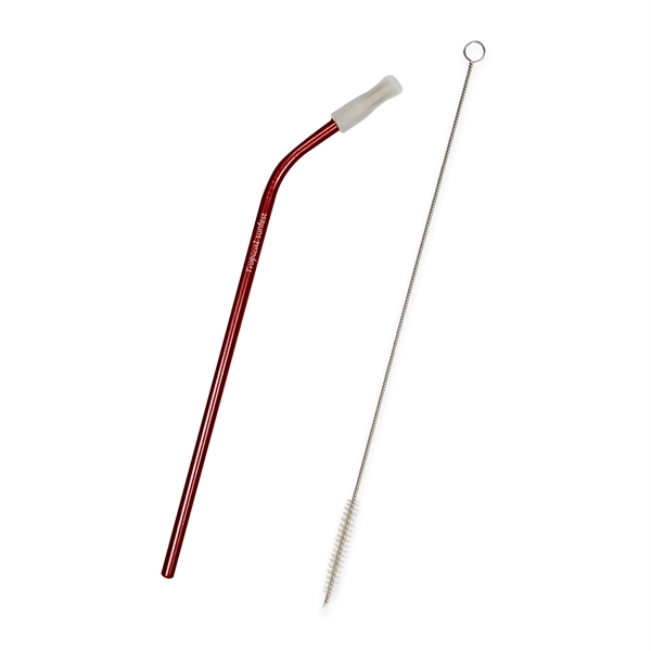 Bent Stainless Steel Straw - Image 8