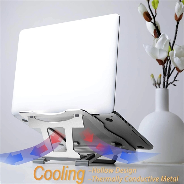Aluminum 2 in 1 Laptop Stand for Desk - Image 5