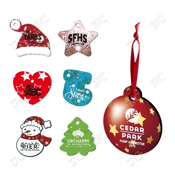 Full color Custom Christmas Ornaments - Image 1