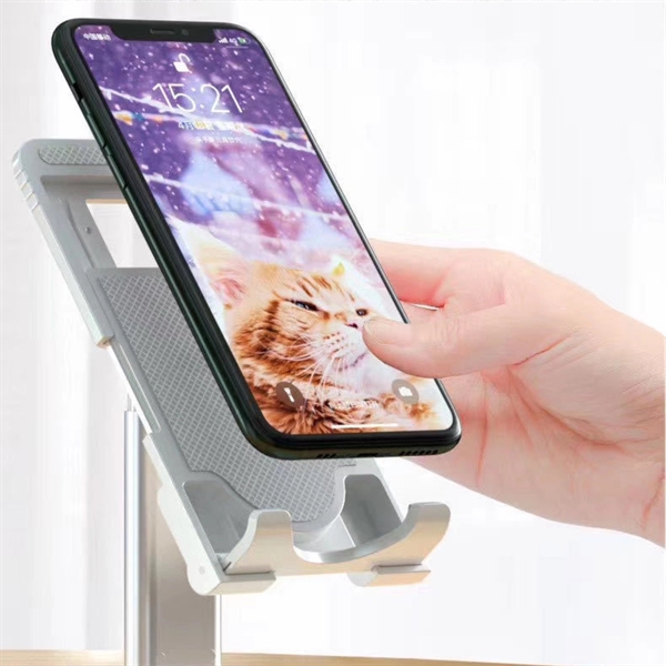 Adjustable Foldable Desktop Cell Phone Tablet Stand Holer - Image 5