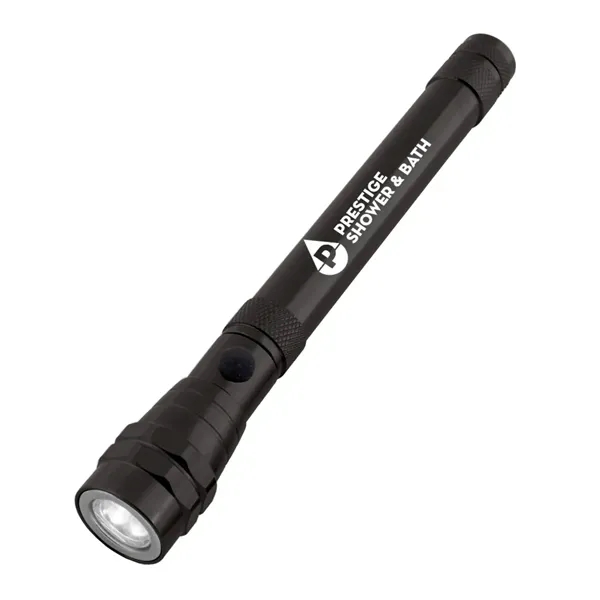 Telescopic Aluminum Flashlight with Magnet - Image 3