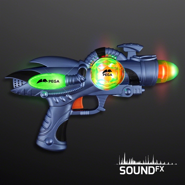 Space Sounds Light Up Gun Toy - Image 1