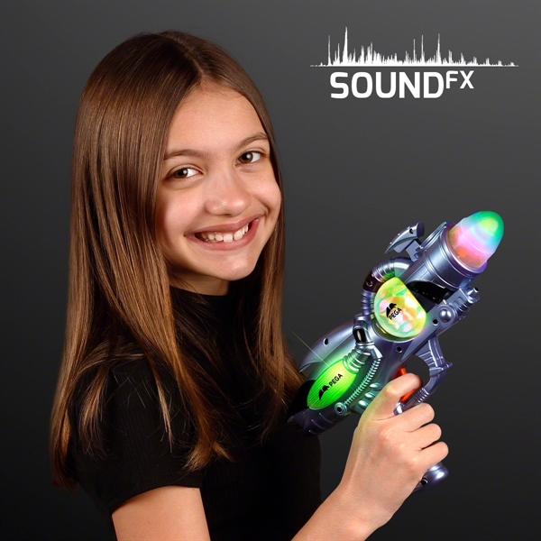 Space Sounds Light Up Gun Toy - Image 2